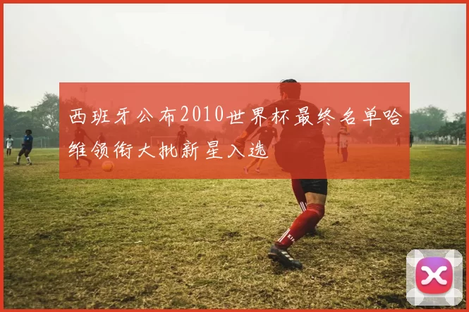 西班牙公布2010世界杯最终名单哈维领衔大批新星入选